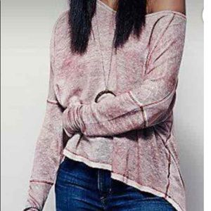 Free People WE THE FREE Macchiato Tee Rush Size